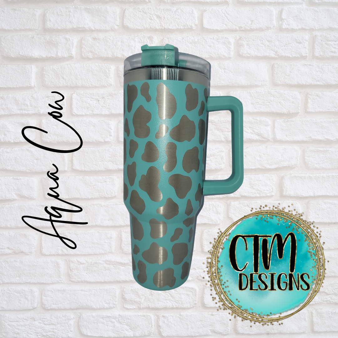 Cow 40 oz Car Cup