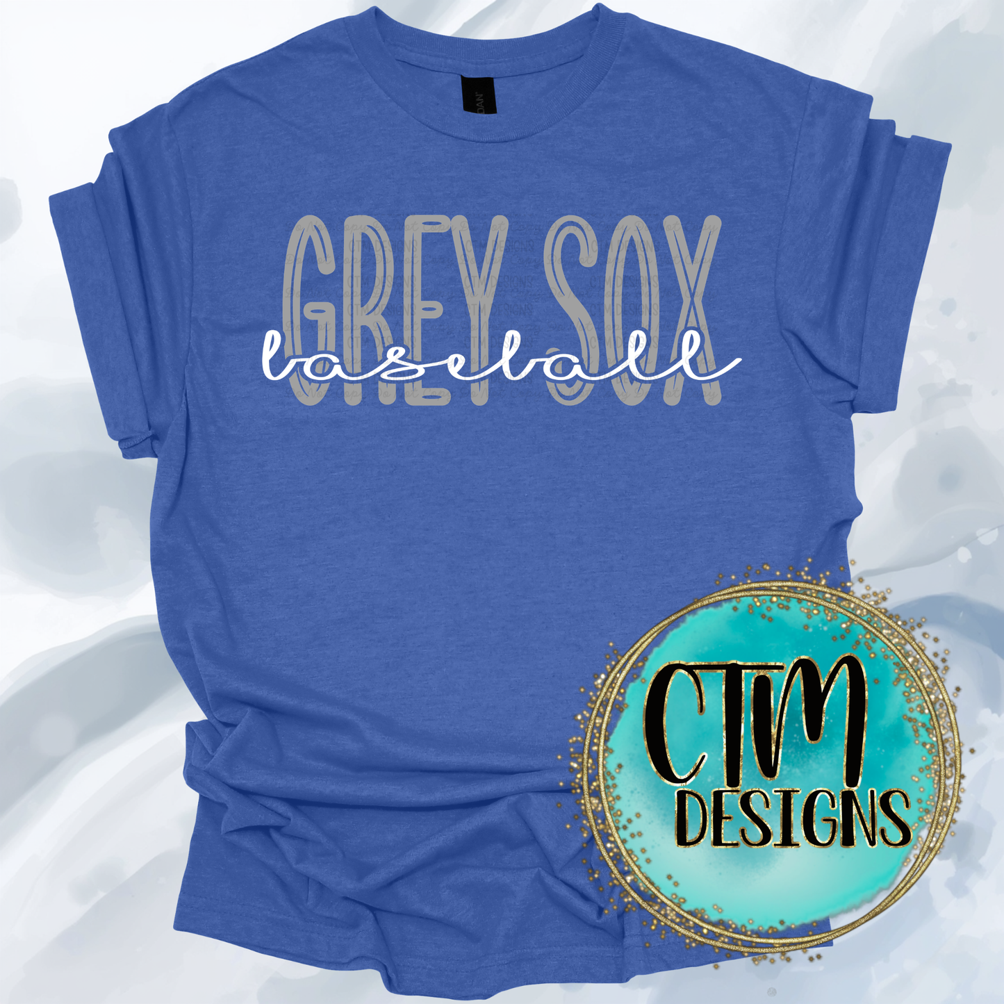 Grey Sox Baseball Cursive