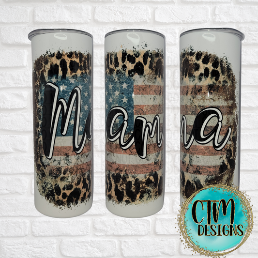 Mama Leopard Distressed